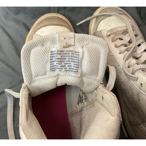 Nike Blazer Mid 77 Athletic‎ Basketball Sneaker Boys 4Y White FB9125-100 - Picture 8 of 10